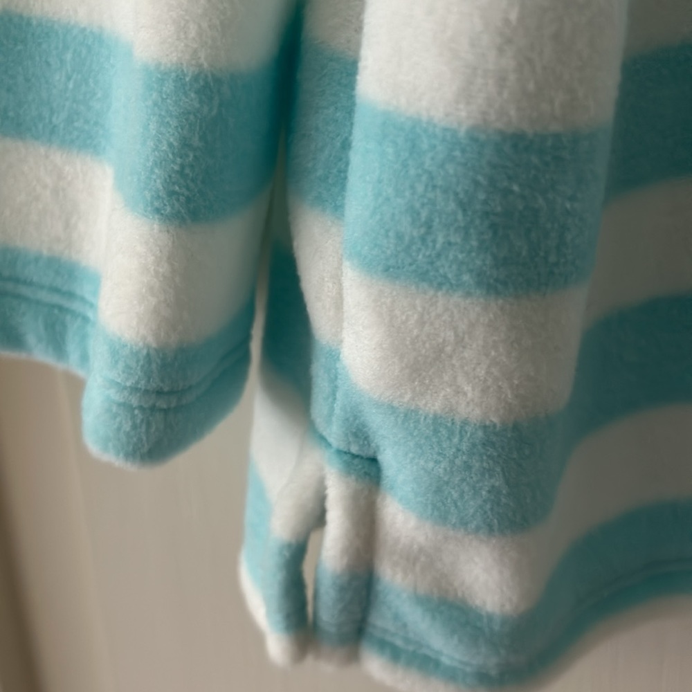 Talbots Striped Sweatshirt, Blue and White Stripe - Picture 4 of 7
